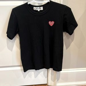 Black T-shirt - Small - barely worn - Comme des Garçons